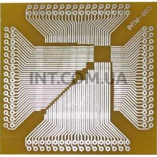 Макетная плата INT-M-003_05 / 87x87mm / для корпусов TQFP32-208, шаг 0.5mm / IntCom