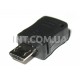 Штекер USB micro / на кабель + корпус, широкий (черный) / 5 выводов