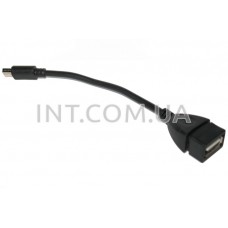 Кабель USB-OTG, mini USB - USB A / L=0.1 m