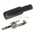 Штекер аудио / 2,5 mm / стерео / на кабель / 3 вывода / пластик
