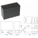 Реле QY14F-2-024DC-ZS / I=16А / U=250VAC / Ucoil=24V / NO/NC / 29x12.8x21mm / QYZK