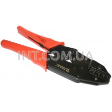 Обжим (кримпер) / HS-1016 / для ножевых (плоских) клемм без изоляции / TAKEL