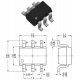 BCR22PNF / транзистор PNP-NPN / Ic=0.1A / Uce=60V / f=100MHz / SOT-363 / DIOTEC