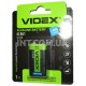 Батарейка / 6F22 (Крона) / Щелочная / 9V / VIDEX / Alkaline, 6LR61