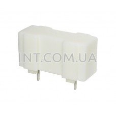 Держатель предохранителя на плату с крышкой / KLS5-251 / 25x11x13mm, шаг=14,1mm / белый