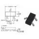 AO3400A / транзистор N-канал / Id=5.7A / Uds=30V / Rds=48mΩ / SOT23-3 / с защ. диодом / ALPHA