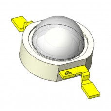 Светодиод / D=8mm,h=6mm / ультрафиолетовый / Imax=700mA, P=3W / 130°