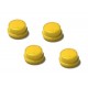 Колпачек для кнопки 12х12mm / D=12mm, h=6mm, желтый 