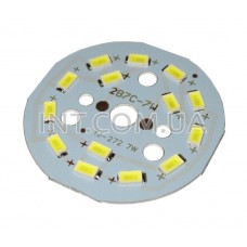 Вставка круглая / D=48mm /14 Led 5730 / холодно белая  / 7W, 300mA, 24V 