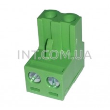 EC201-5.08-02P / клеммник на кабель / шаг 5.08 mm