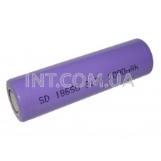 Аккумулятор / Li-ion / 2000 mAh / 3.7V / 18650 / SD / без защиты, фиолетовый
