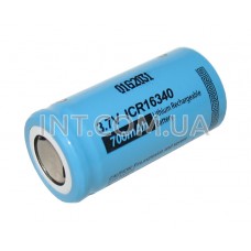 Аккумулятор / Li-ion / 700 mAh / 3.7V / ICR16340 / PKCELL