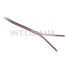 Кабель акустический / 2х1.00 mm2 / ССА / прозрачный / 1m