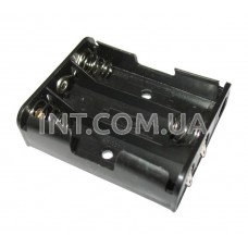 Держатель батареи / BH-331D / AA / для 3-х бат. / 58x48x17mm, контакты под пайку