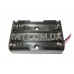 Держатель батареи / BH-431-1A / AAA / для 3-х бат. / 53x38x13mm,  с проводами, послед. соед.