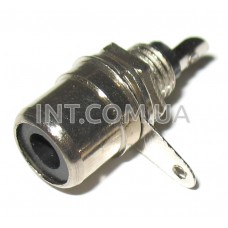 Гнездо RCA / монтажное / черное