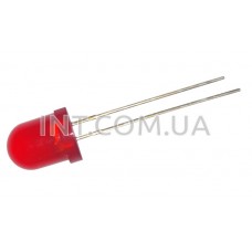 Светодиод / 8mm матовый / красный 700nm / FYL-8003-HD / 25mcd / 60° / FOR YARD 