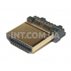 Штекер HDMI-SP / на кабель / пластик