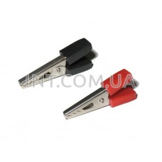 Крокодилы / L=35mm / пара: красный и черный / тестерные	