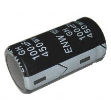 100mkF / 450V / эл. кон. / 105°C / 22х40mm / ENW