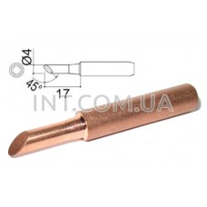 Жало сменное к паяльнику / 900M-T-4C / односторонний срез, медное