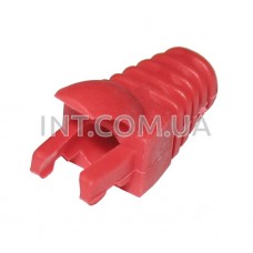 Колпачок на RJ45 / Cat.5/Cat.6 Red / красный / внешний диаметр провода 6.5mm 