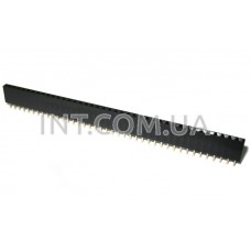 PBS-40 (FD1x40) / гнезда на плату однорядные / 1x40 / шаг 2.54mm,