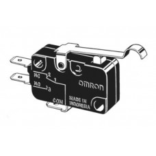 Микропереключатель / 250VAC / 5A / D3V-164-1A4 (MSW-04) / 28x16x10mm / 3 контакта, с лапкой