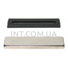 Магнит неодимовый силовой прямоугольный / N35 / 40x10x3mm