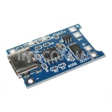Контроллер заряда Li-Ion на TP4056 / USB C (TYPE-C) / 5V, 1A / с защитой 