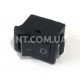 Переключатель клавишный микро / 250V / 3A / 2 контакта / без подсветки / черный 