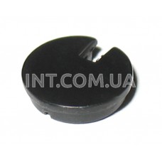 Вставка для ручки переменного резистора D=16mm, d=12mm, h=15mm / цвет - черный