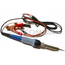 Паяльник автомобильный / 40W / 12...24V / 901 / жало под гайку, с крокодилами под авто АКБ / HandsKi