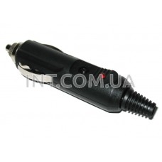 Штекер в прикуриватель с предохранителем и светодиодом / разборной