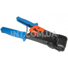 Обжим (кримпер) / YN-268E / для обрезки кабеля и обжима 6P4C(RJ-11), 6P6C(RJ-12), 8P8C(RJ-45)/ синий