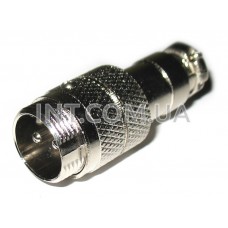 Штекер XLR кабельный / MIC-342 / серый металл / 2 вывода