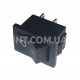 Переключатель клавишный / 220V / 6A / 2 контакта / KCD1-101-1 / с фиксацией / черный
