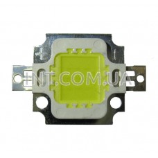 Светодиод / 30x20mm / белый холодный 6000K / 600Lm / I=1000mA, P=10W / 130...160°