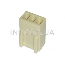 HU-03 (MK03H) / розетка на кабель / 1x3 / шаг 2.54mm / без контактов MKT 