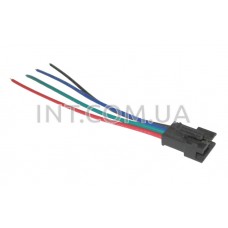 Вилка  JST-04 / с проводом 22AWG, L=100mm