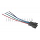 Вилка  JST-04 / с проводом 22AWG, L=100mm