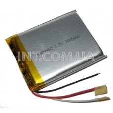 Аккумулятор / Li-Po / LP904860 / 3000 mAh / 3.7V / 60x48x9mm / с защитой / 3 провода 