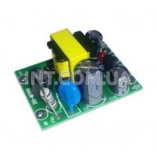 ACDC / P=6.5W / Uout=5V 100 mA, 12V 500mA / плата без корпуса / 35x25x20mm