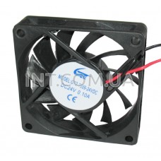Вентилятор / DC / 70x70x15mm / 12V / GT2-7009 / 1.44W / GLOBAL TONE