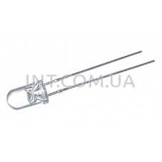 Светодиод / 4,8mm прозрачный / белый холодный / 5500mcd / 20mA / 50°