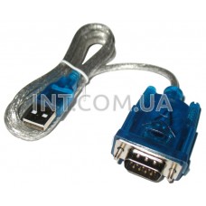 Преобразователь-переходник USB 2.0 в RS232, выполнен в виде кабеля