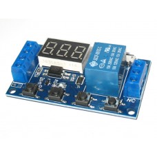 Модуль реле времени с задержкой XY-J02 циклический таймер, USB micro