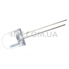 Светодиод / 10mm прозрачный / красный 660nm / GNL-10003URC / 1500mcd / 20mA / 20° / GNOR  