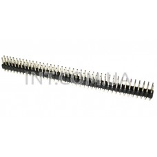 PLD-80 (ZL202-80G) / штыри на плату, двухрядные, прямые / 2x40 / шаг 2.54mm
