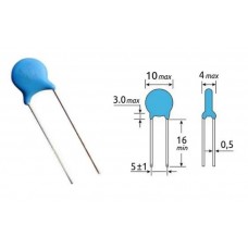 10nF / 3kV / керам. высоков. / Y5P / ±20% 